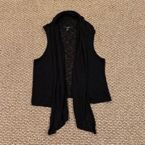 🌟DONATING SOON🌟 F21 black open sweater vest